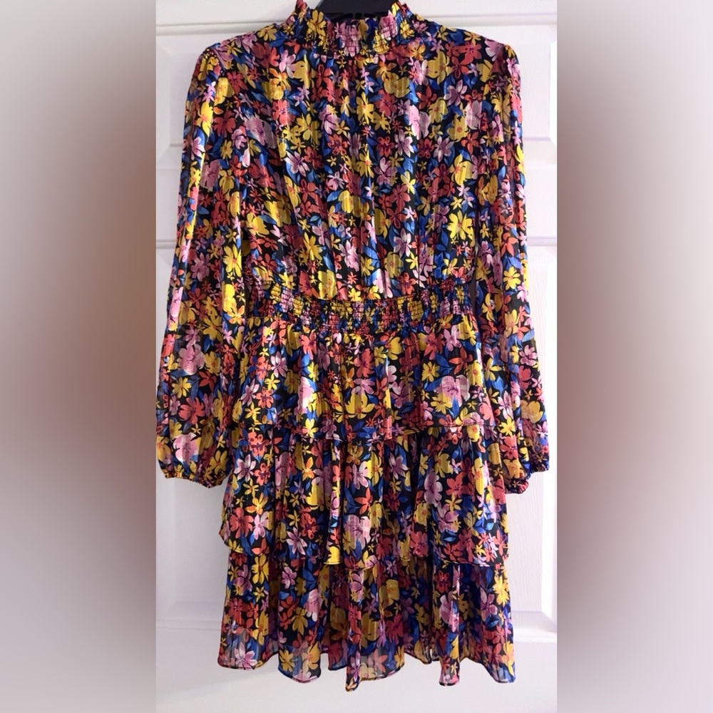 Floral Multicolor Women's Dress